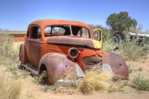 Oldtimer in der Wüste